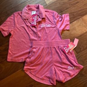 Barbie top and shorts